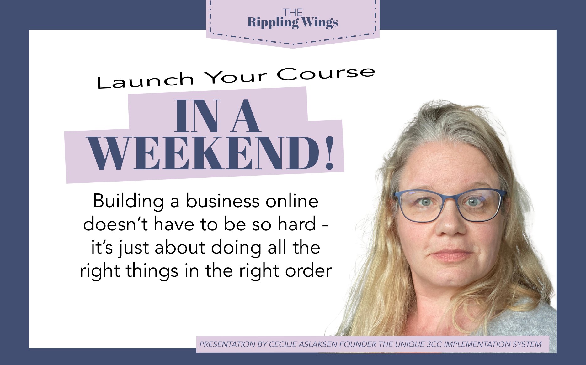 launch your course in a weekend