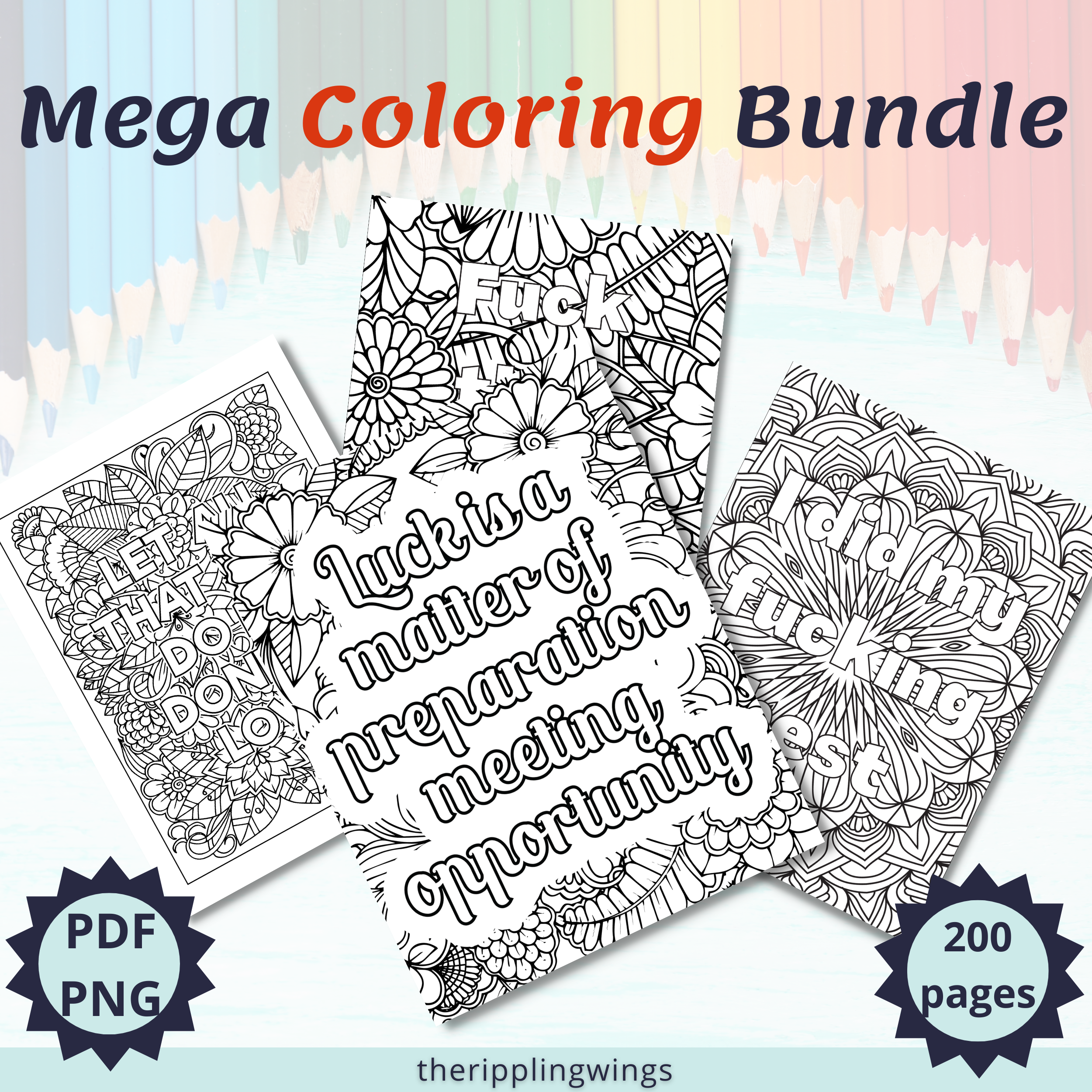 mega coloring bundle